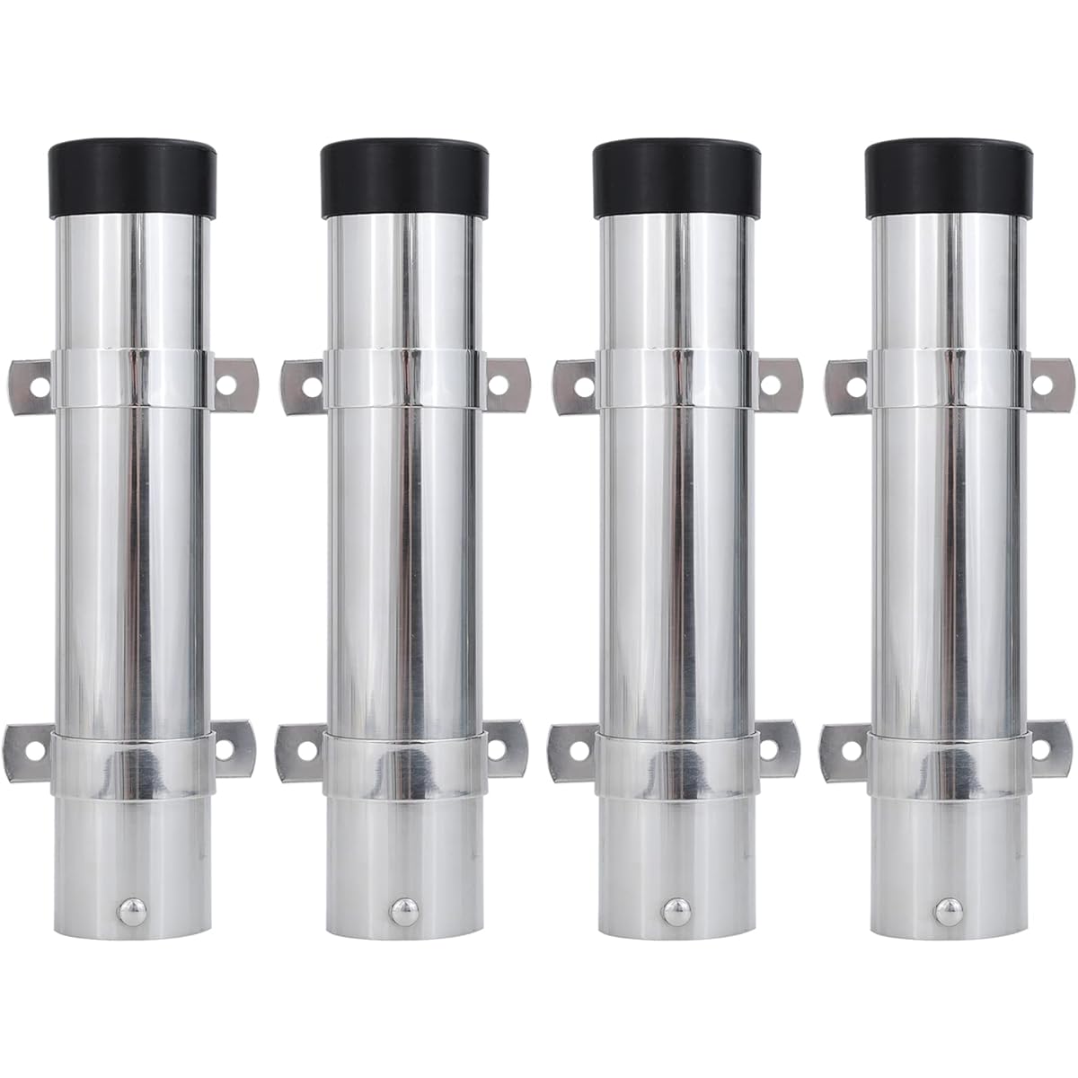 AMYSPORTS Wall Rod Fixed Rod Holder Boat Metal Stainless Steel Rod Holder Fishing Boat Rod Stand Rod Holder Ash Gaff Boat Rod Stand
