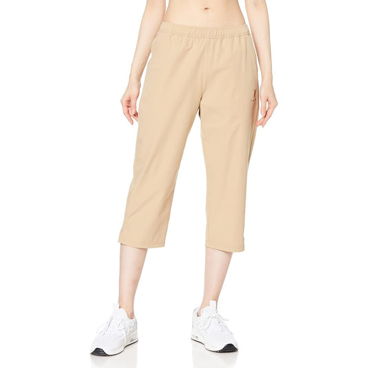 [Le Coq Sportif] Women's 3/4 Length Pants, Training, Stretch, Sweat Absorbent, Quick Drying, Walking