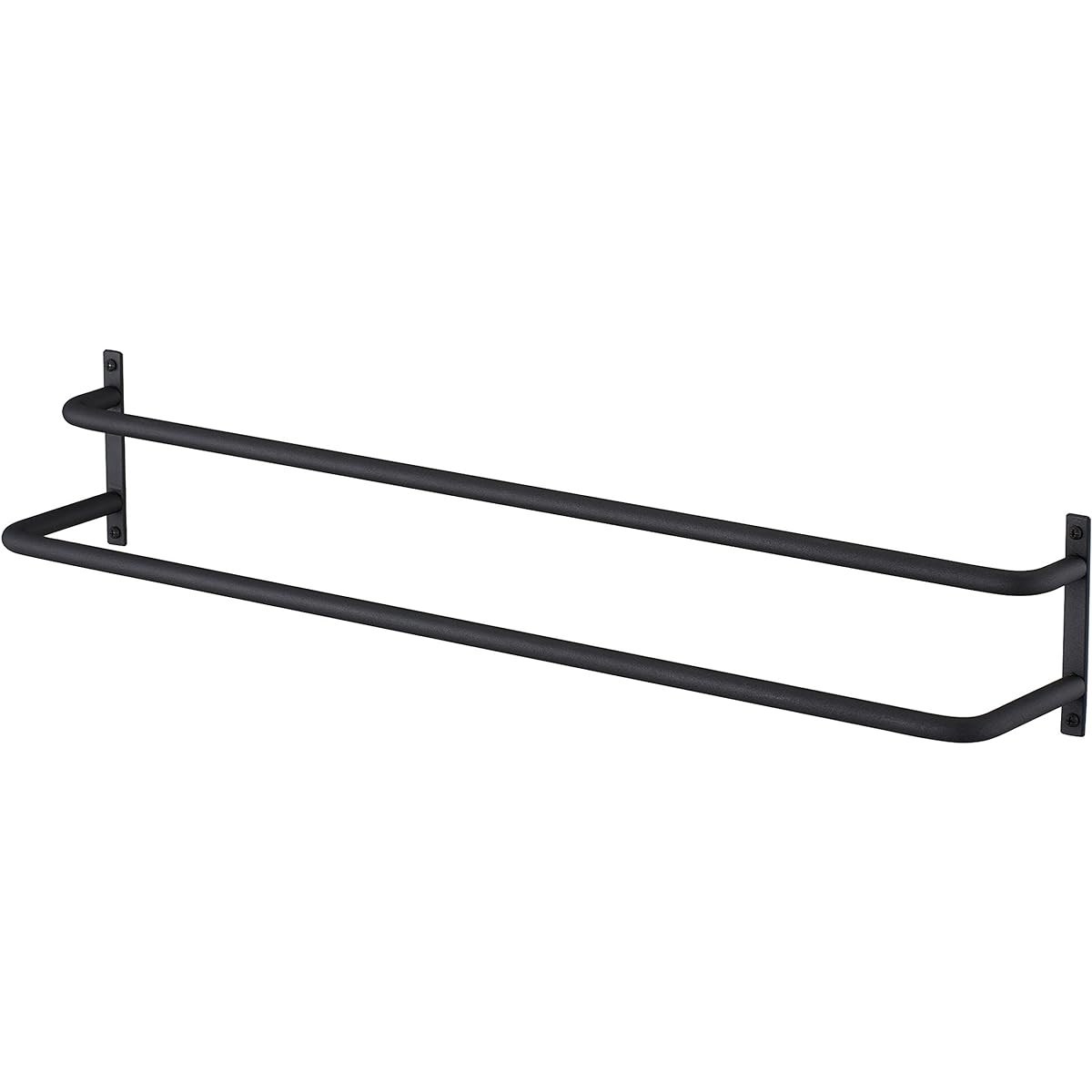 SANEI iron bar two-stage antique style with screws 613mm black W5727-D