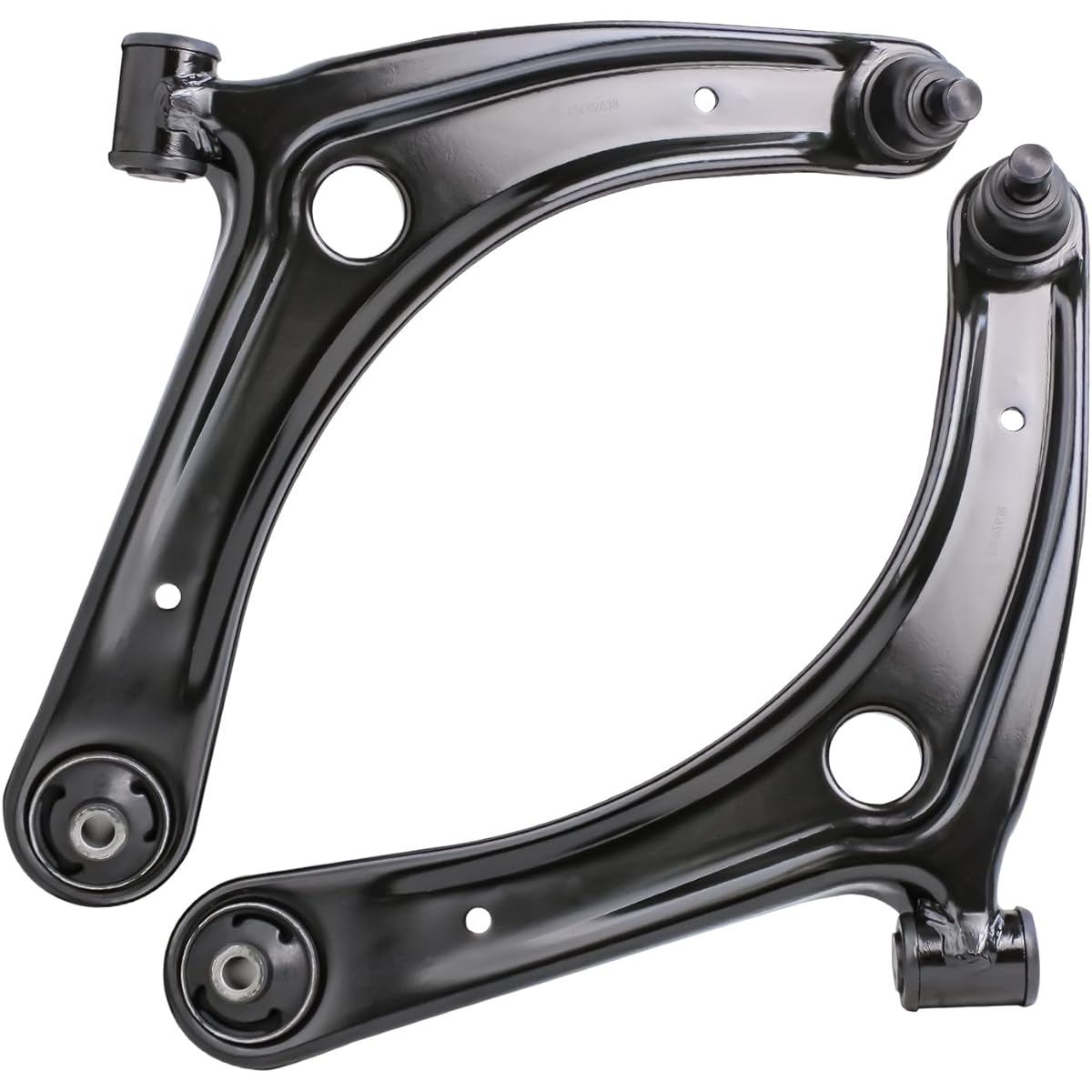 Detroit vehicle axis -lower front driver & passenger seat side control arm and ball joint assembly compatible model 2007-12 Dodge Calibur- [2007-16 Jeep Compass (MK)] --2007-2016 Jeep Patriot (MK)