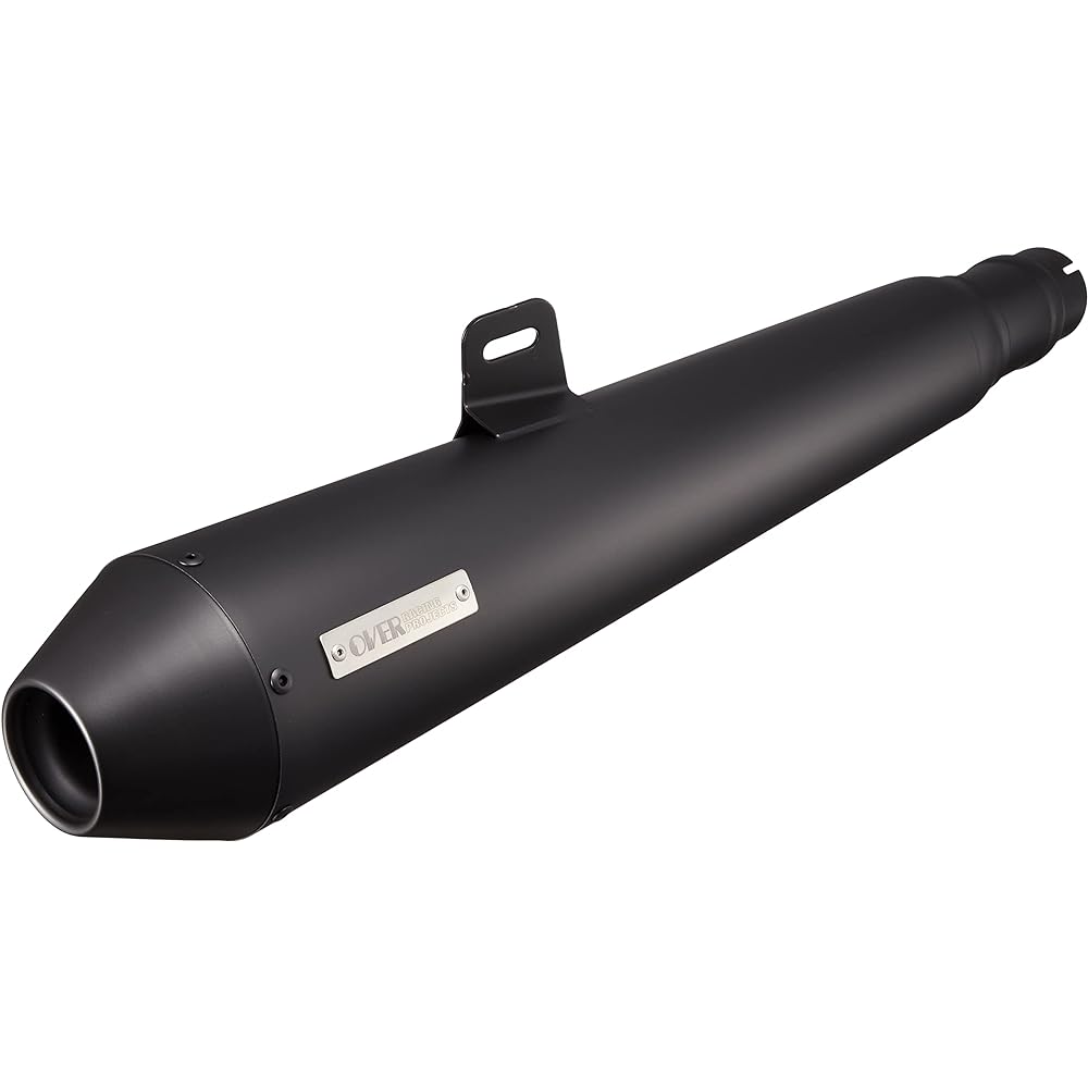 OVER RACING Over Racing Slip-on Rebel 250 Rebel250 SS Megaphone Muffler JMCA Government Certification Matte Black 17-13-02