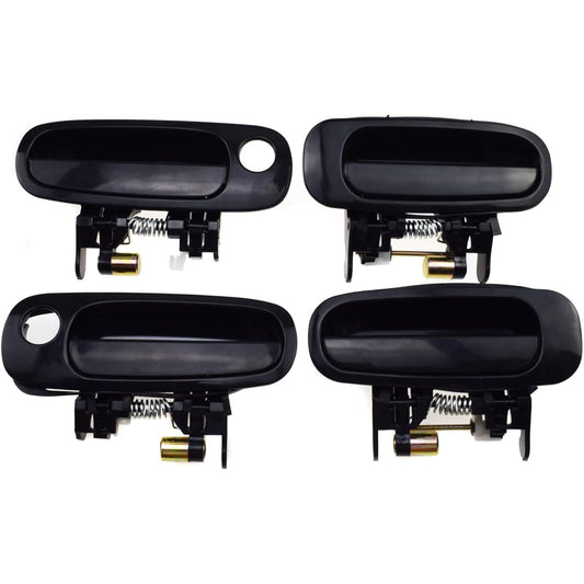 Car Parts Outside Door Handle Front Rear Left & Right 6921002040 For Toyota Corolla Chevrolet Prizm 1998 1999 2000 2001 2002 Car Parts (Color : 4 Sides Set)