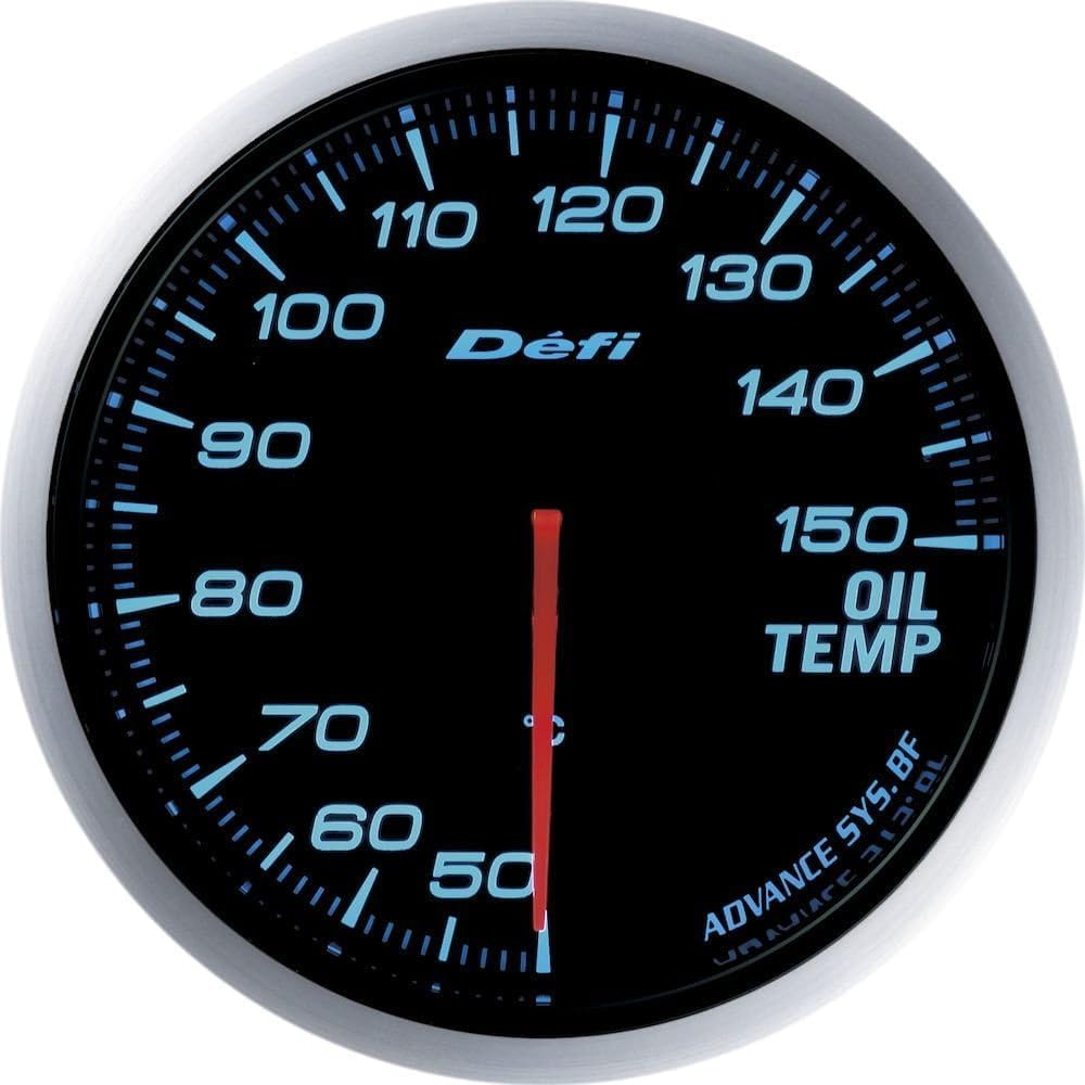 Nippon Seiki Defi Meter [Defi-Link ADVANCE BF] Oil Temperature Gauge (Amber Red) DF10402