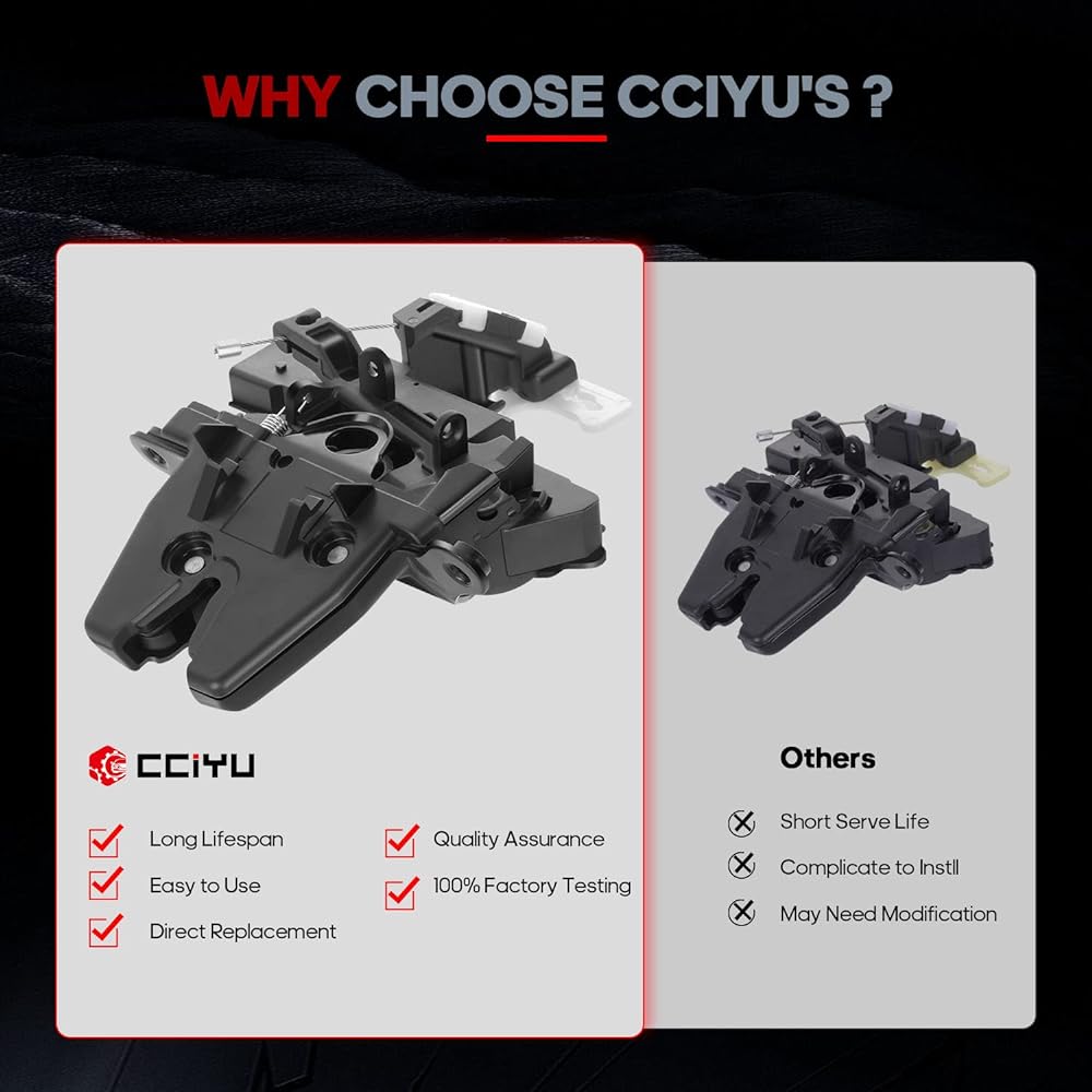 CCIYU Trunk Ded Arrock Actu Eating Debuts Exchange Model: 2005-2012 Chevrom Rib 2008-2009 Pontiac G6 2003-2009 Saturn Aura ion 931-258 20815646