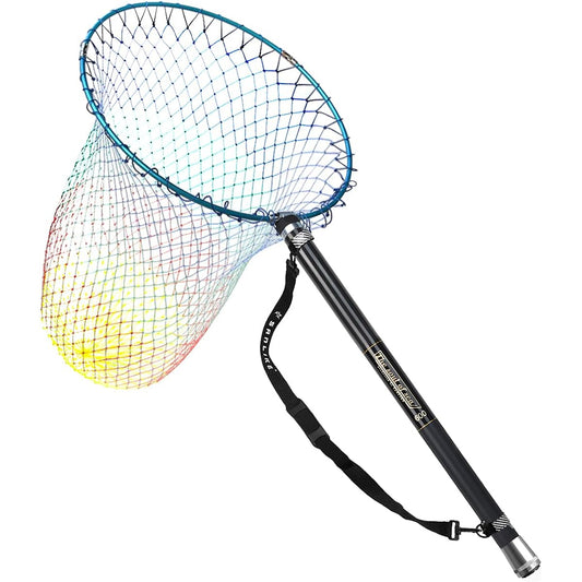 SANLIKE Isobama Set, Ball Net, Stretchable, Small Jointed Ball Pattern, Carbon, Ultra Lightweight, Fishing Tamo, Ball Pattern, Landing Pole, For Freshwater and Saltwater Use, 3m/5m/6m/7m/8m/9m