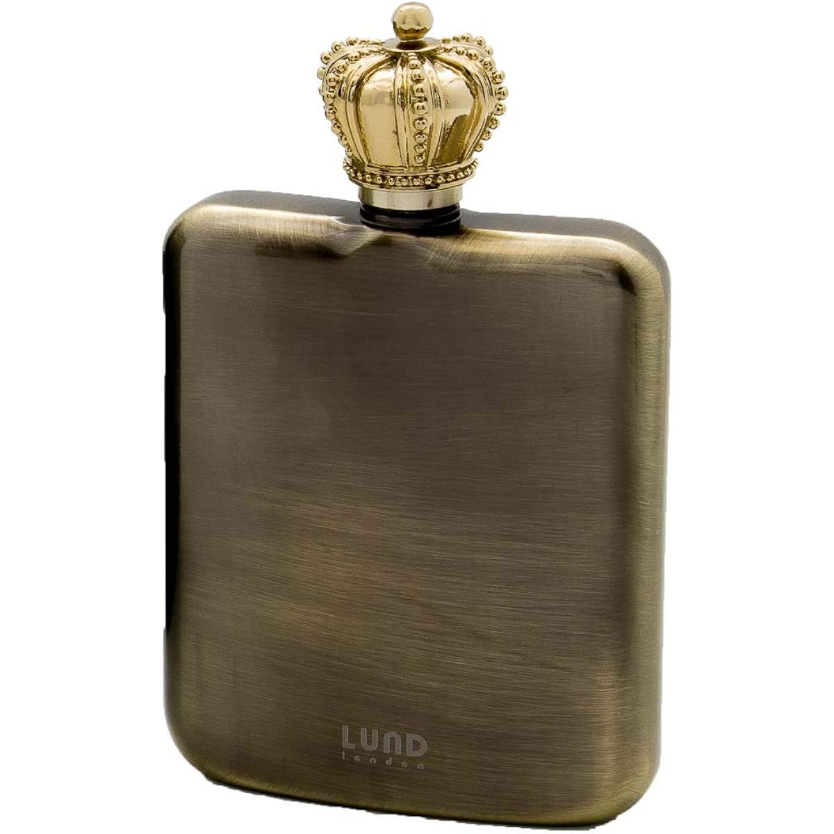 Lund London Mug Antique Brass 200g Lund Luxe Crown Hip Flask 7011
