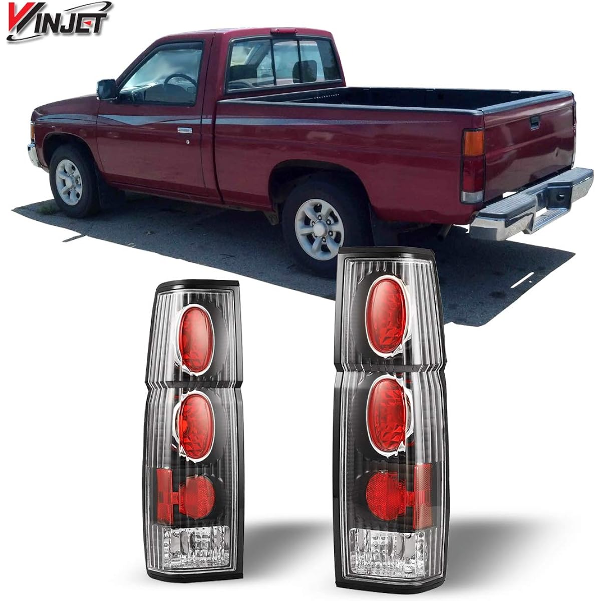 Winjet Tail Lights for For Nissan 1986-1994 Hardbody
