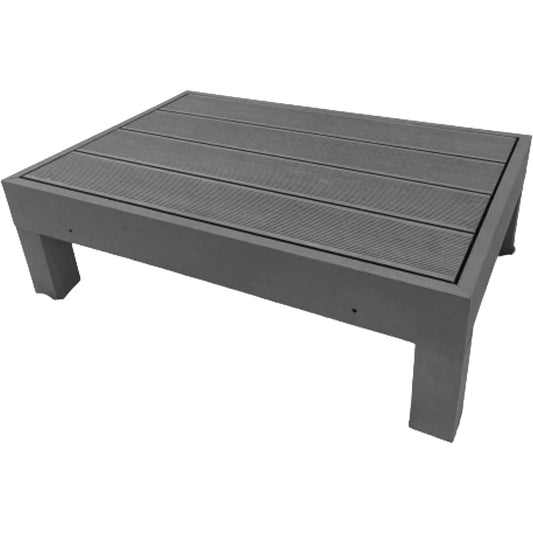 Living Out Artificial Wood Deck 90 x 90cm Dark Brown - Dark Brown