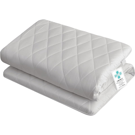 Matdeco Futon, Double Futon, Futon, Thickness: Approximately 9-10cm, Three-layer structure, Highly resilient urethane, Wrapped cotton, Firm support, Moderate comfort, Dust resistant, Lightweight, Washable, Antibacterial, Odor Resistant, Dust Mite Resista