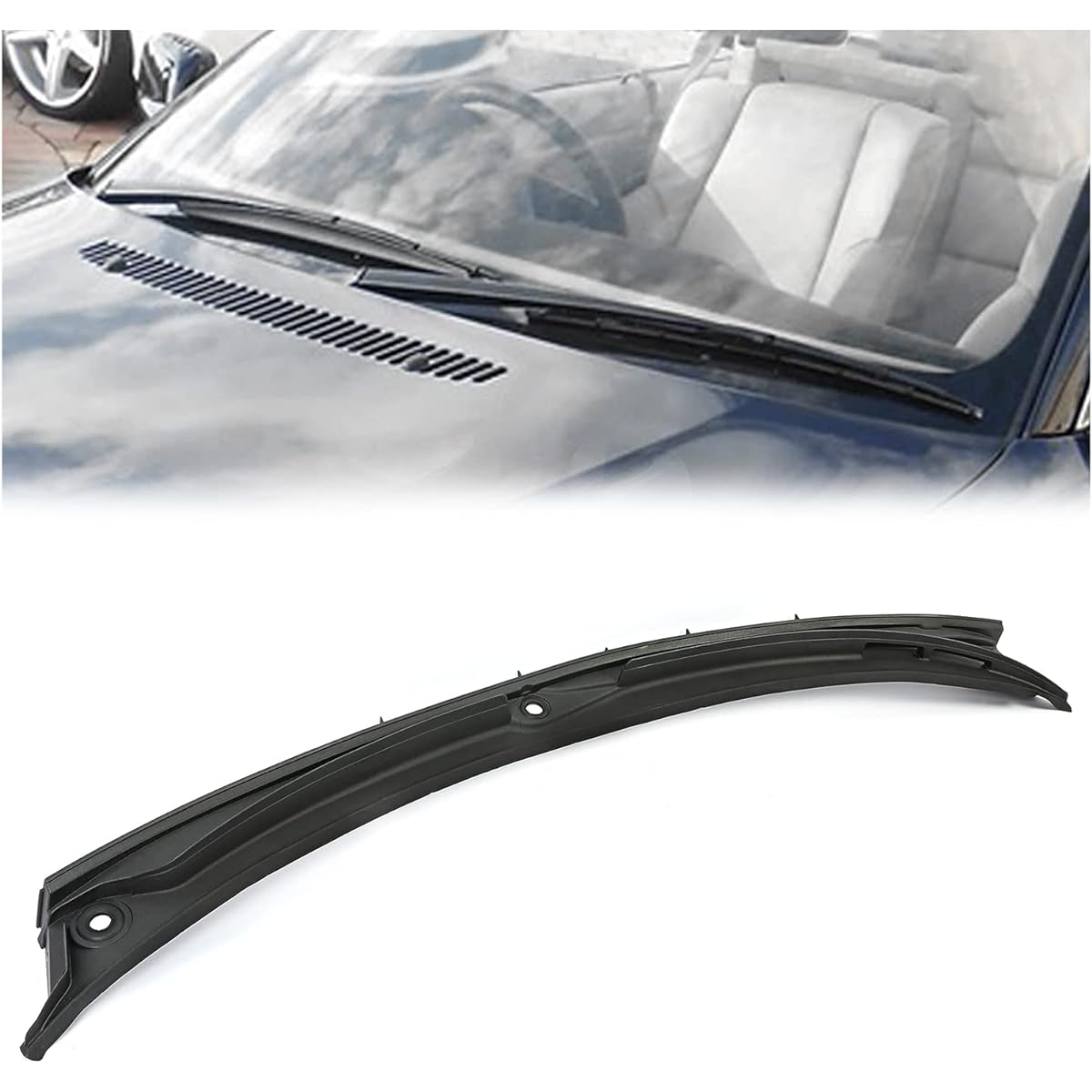 HECASA windshield wiper cowl cover panel 1997-2006 BMW E46 323i 325CI 325XI 328i 330CI 330Xi M3 M3 M3 exchange 51718208483