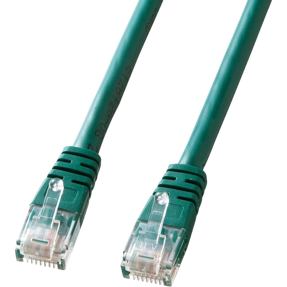 Sanwa Supply Enhanced Category 5 Single Wire LAN Cable 40m Green KB-T5T-40GN