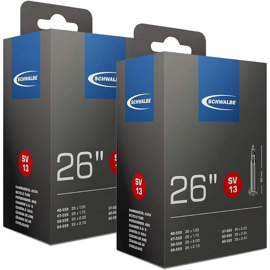 SCHWALBE 26 x 1.50/2.40 Tube Presta Valve 13SV Set of 2 [Parallel Import]