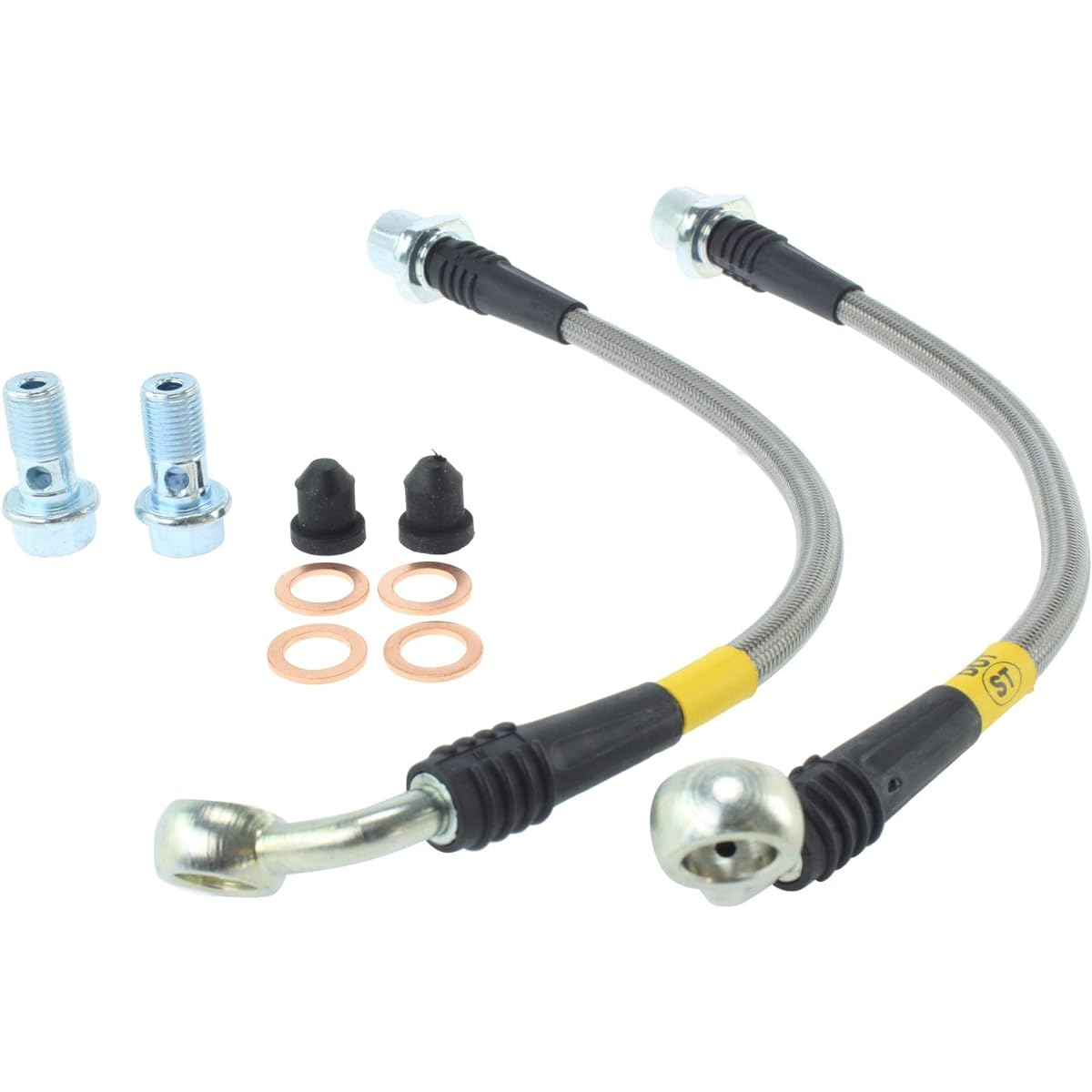 STOPTECH 950.44507 Stainless steel brake hose kit rear stainless steel knee kit brake hose kit