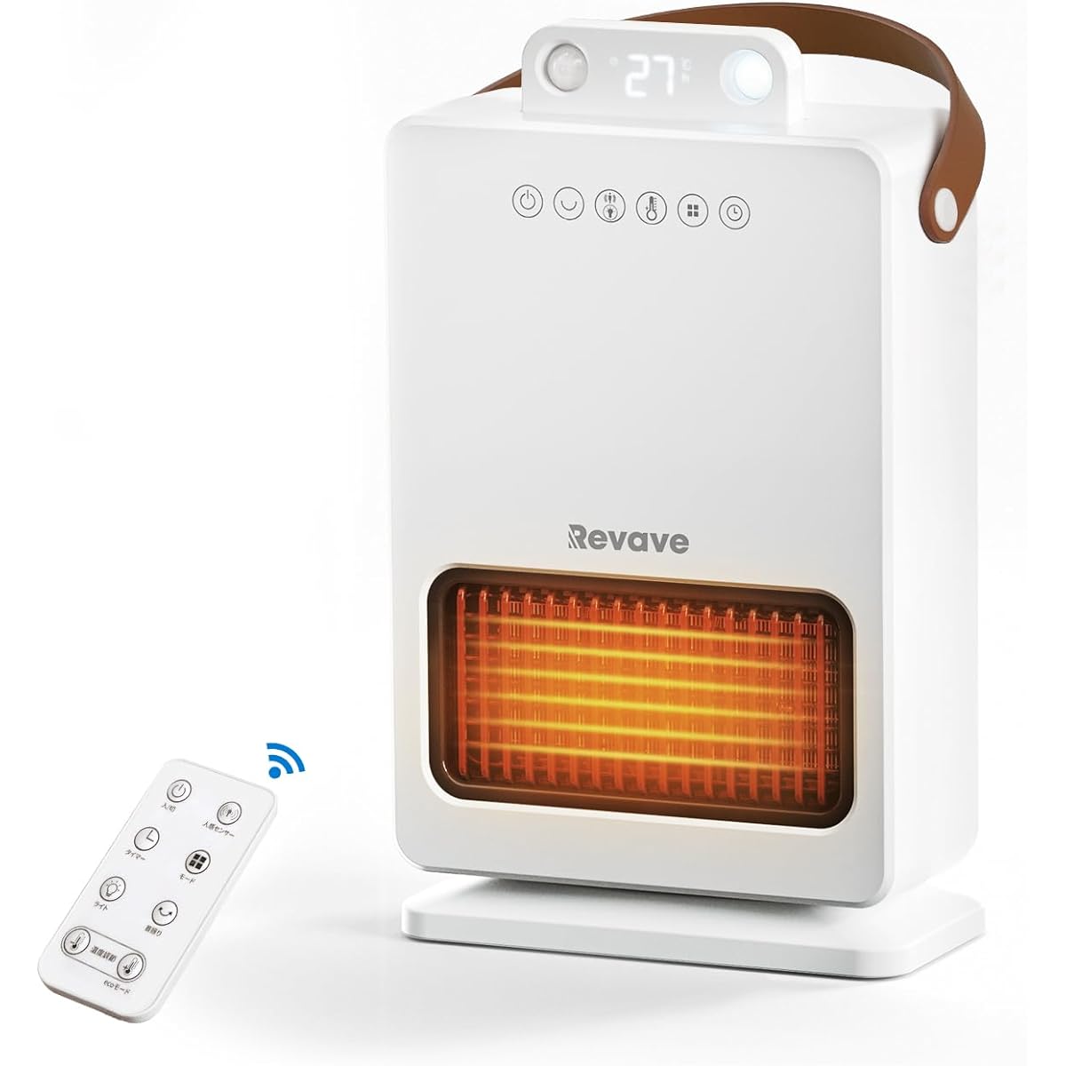 [2023 Winter Model & ECO / Intelligent Constant Temperature] Ceramic Heater, Motion Sensor, Vibration, LED Light, Electric Fan Heater, 2 Second Speed Heater, Heating Equipment, Fan Heater, Large
