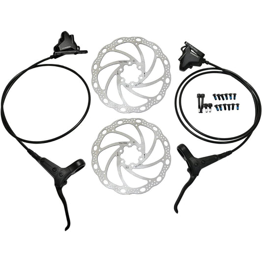 TEKTRO HD-R280 Flat Mount Hydraulic Disc Brake Set Dual Piston, For Road, MH2597