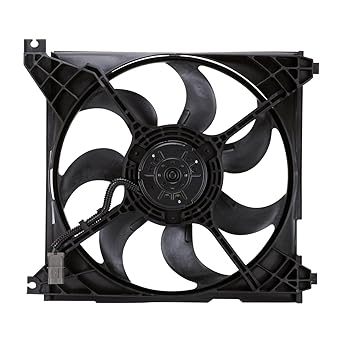 TYC 600610 Hyundai Santa FE replacement radiator cooling fan assembly