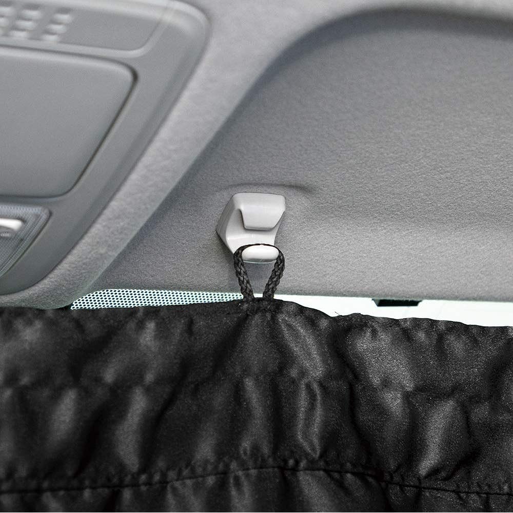 BONFORM Car Curtain for Minivan, 1 Car, Easy to Install, Storage Bag Included, Sleeping in the Car, Rest, Leisure, Disaster Prevention, UV Protection 7902-06BK