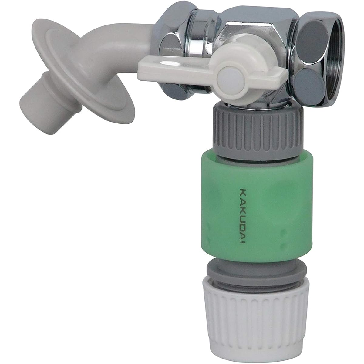 GAONA Washing Machine Branch Plug GA-LB023 Green Width 10.5 x Depth 5 x Height 17cm