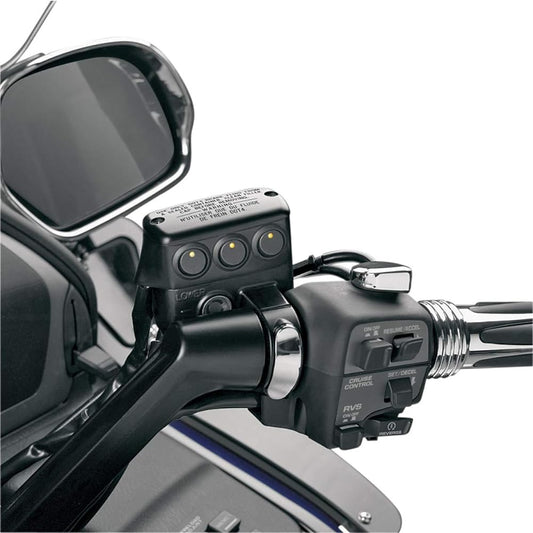 Show Chrome Accessories 52-705MA Mat Black Brake Side Switch Block