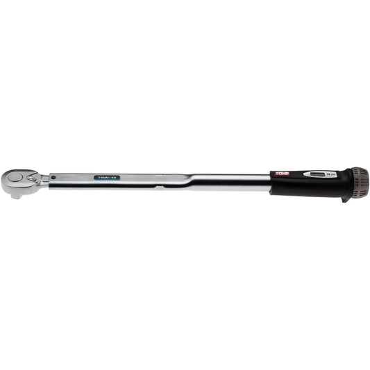 TONE Preset Torque Wrench (Direct Set Type) T4MN140 Drive Angle 12.7mm (1/2") Black 140N・m