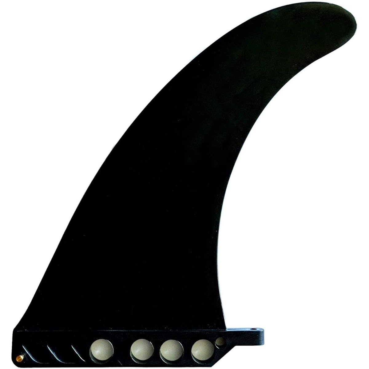 Center fin 23cm soft flex for longboard SUP 9 inch fin for airSUP paddle board Flex fin US box safety flex soft (black)