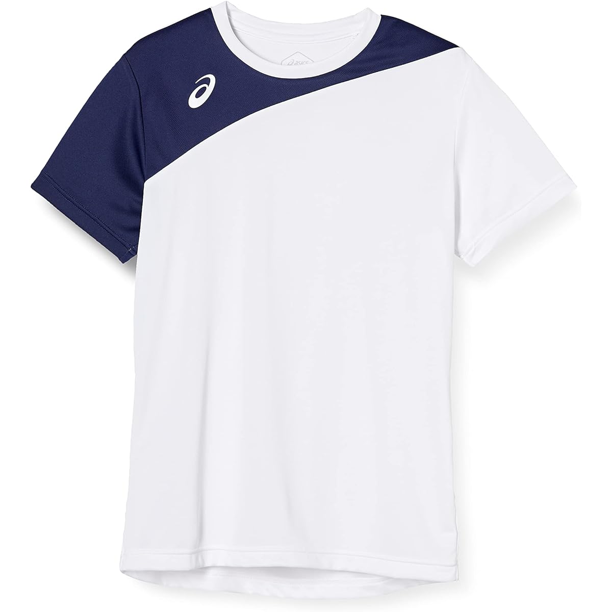 [ASICS]  Training Wear Color Block One Point Short Sleeve Shirt 2031C006 Men's