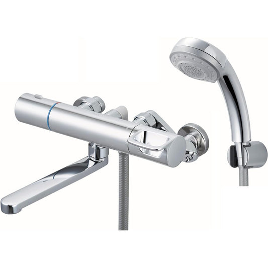 LIXIL Bathroom Faucet with Thermostat RBF-916N (Plated Handle/Plated Eco-Full Multifunctional Shower) [For Cold Regions] Shower Bath Faucet Mixing Faucet INAX