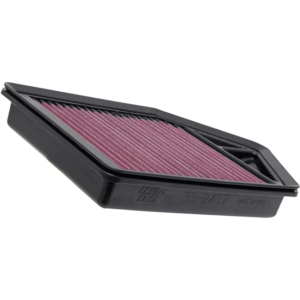 K & N engine air filter: High performance, premium, washing, replacement filter: 2010-2012 Honda (CR-V III, CR-V), 33-2437