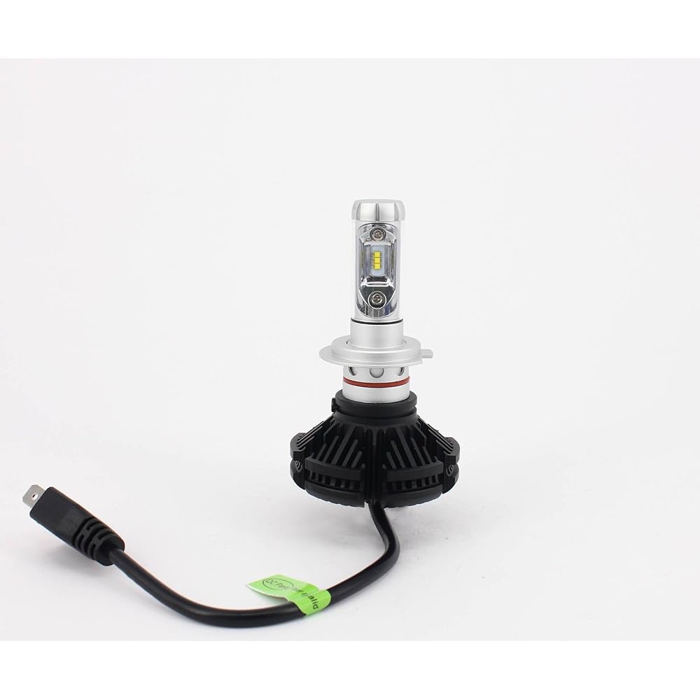 e-auto fun Vehicle Inspection Compatible 12V Dedicated LED Headlight/Fog Lamp Compact H7 Philips Lumleds LUXEON ZES Chips Adopted 50W 6000LmX2 3000k/6500K/8000k Resettable Set of 2 2 Year Warranty LMX3C004