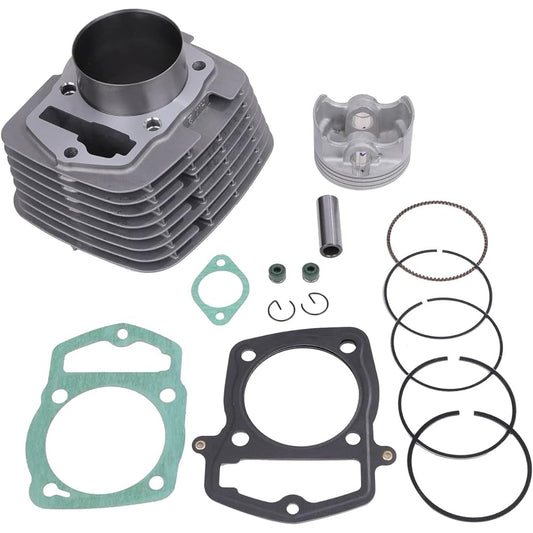 Bore Up Kit for Honda Cylinder Piston 67mm 235cc Piston Ring Clip Piston Pin Gasket FTR223 CRF230 XR230 SL230 Engine External Product