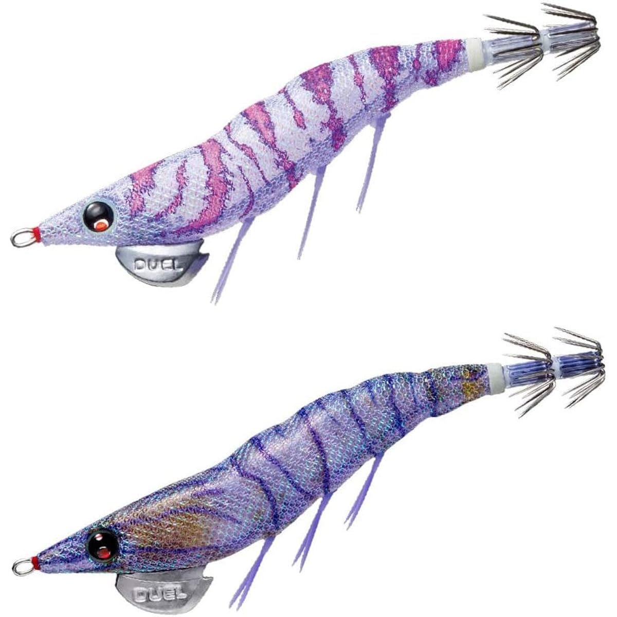 DUEL Egi Set Easy Q Dirt Master No. 3.5 Keimura Shrimp + Real Isosuji Shrimp [Bulk Purchase]