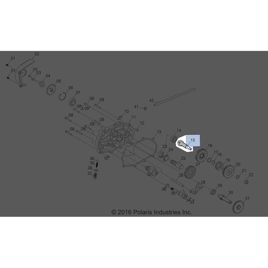 Polaris Reverse Shaft, Transmission, Genuine OEM Part 453645.