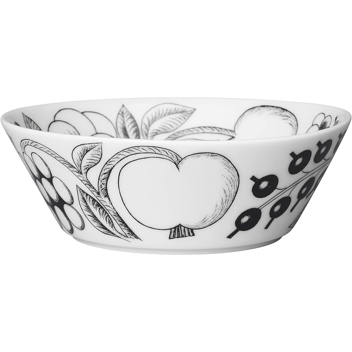 ARABIA [Regular Imported Product] Arabia Ceramic Paratissi Bowl Dish 13cm Black 1059707