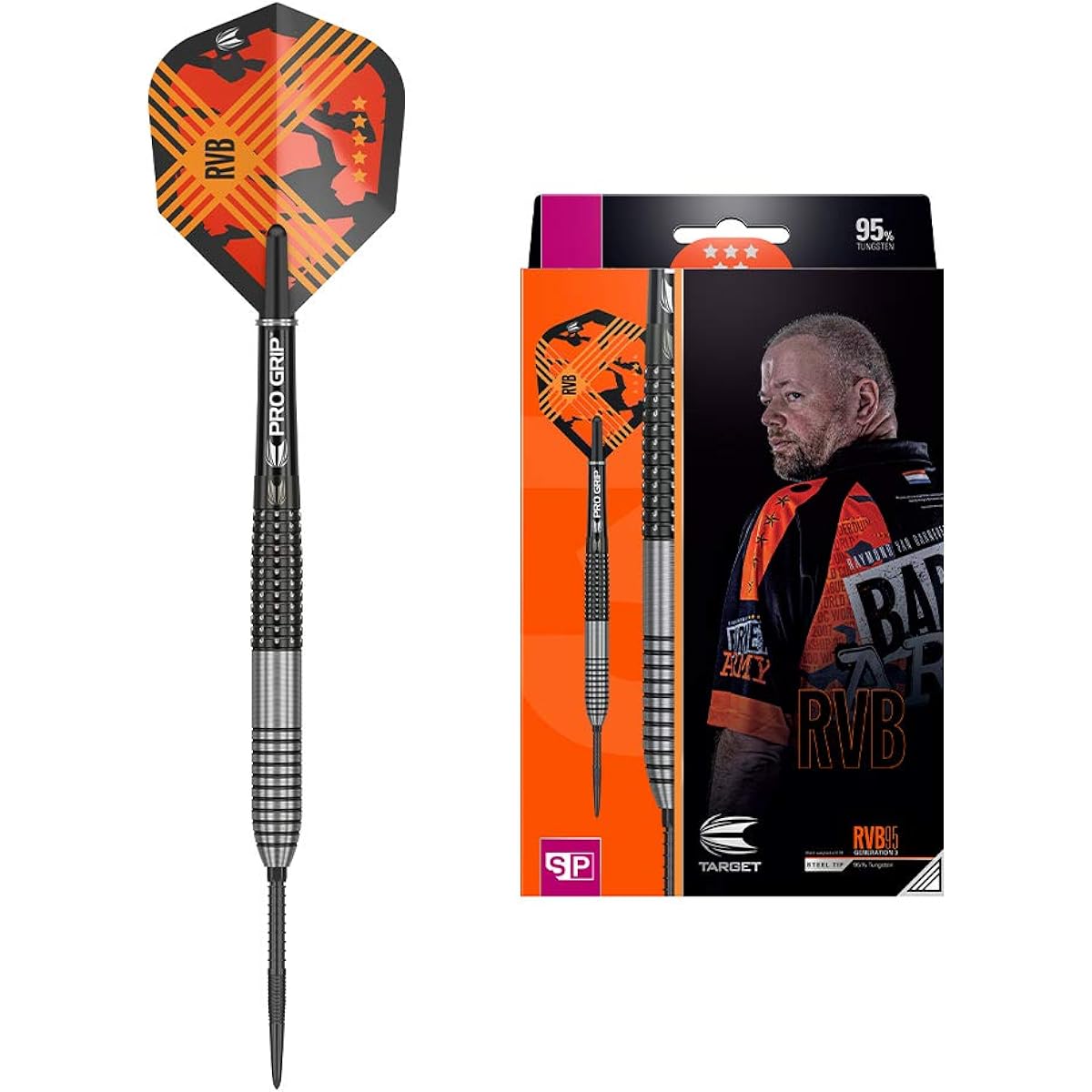 Target RVB 95 Raymond Van Barneveld Model Generation 3 Swiss Point 21g 190066