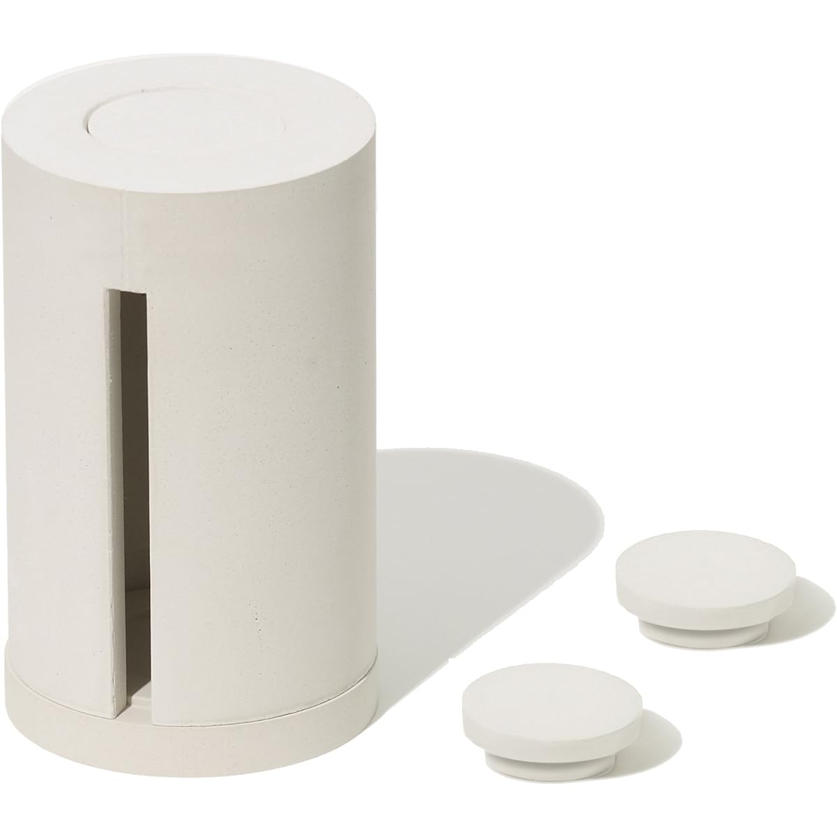 soil diatomaceous earth aroma pot white