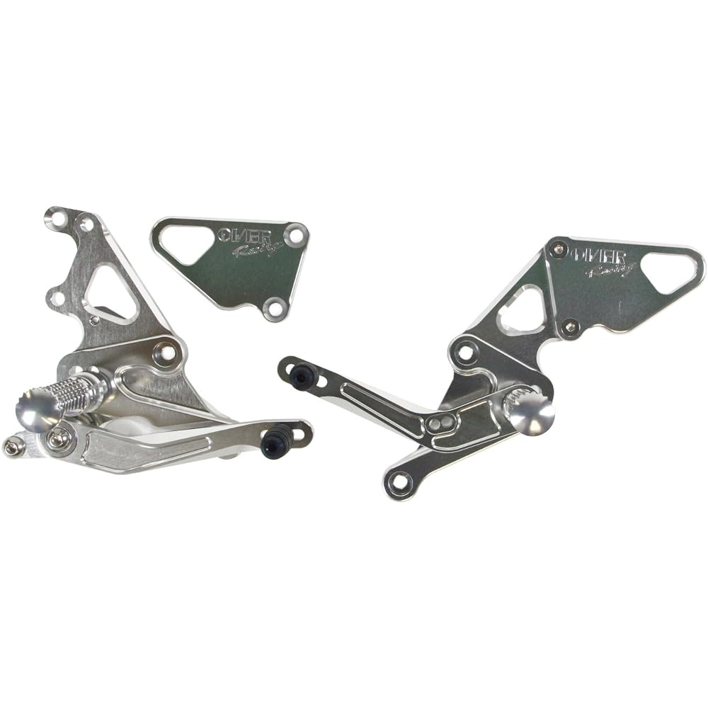 OVERRACING Back Step Aluminum Silver MT-07 (ABS Car Compatible) 51-50-01