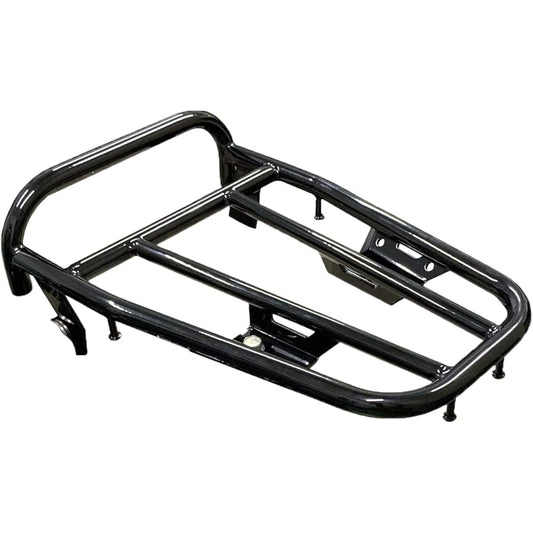 Kijima Motorcycle Rear Carrier CT125 Hunter Cub (JA55/JA65) Top Plate Size: Height 330 x Width 240mm Steel Black 210-2759