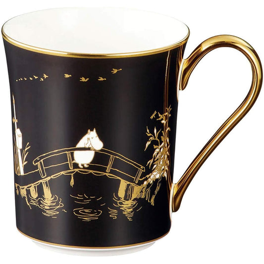 Noritake Mug 395cc Moomin Moominvalley Comet 1 piece Black Bone China TG93656/N-090L