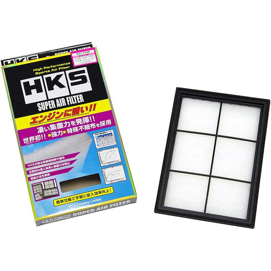 HKS Super Air Filter SUZUKI Alto Spacia Hustler Wagon R (Compatible Genuine Part Number: 13780-74P00) Air Cleaner 70017-AS106