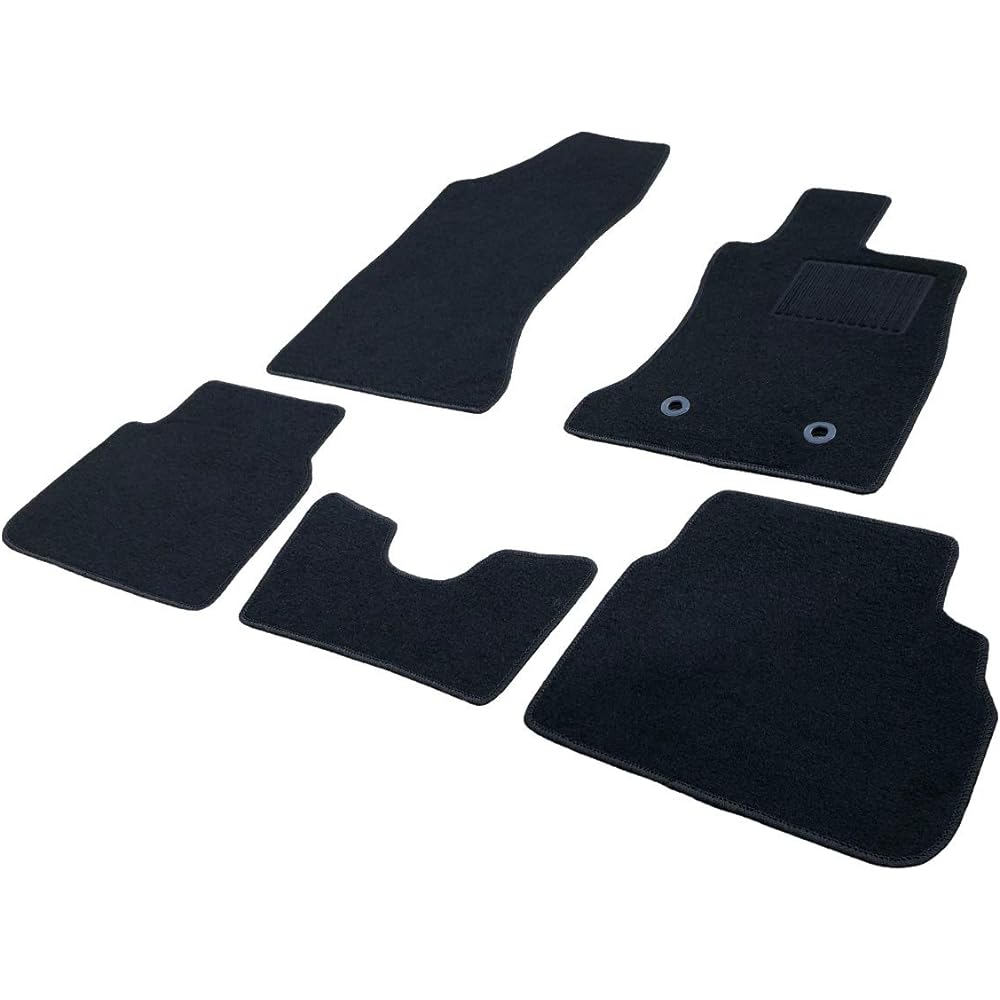Fenice Car Mat Floor Mat Domestic Production (Subaru Levorg VN5 / 4WD) < Compatible with Subaru Dial Hook > Black Non-slip shape Resistant to slipping Car mat (Car supplies specialty store)