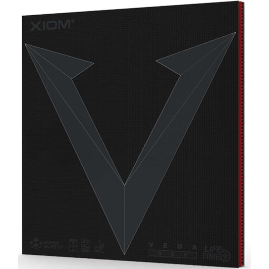 XIOM Table Tennis Rubber Back Soft Vega DEF 10591
