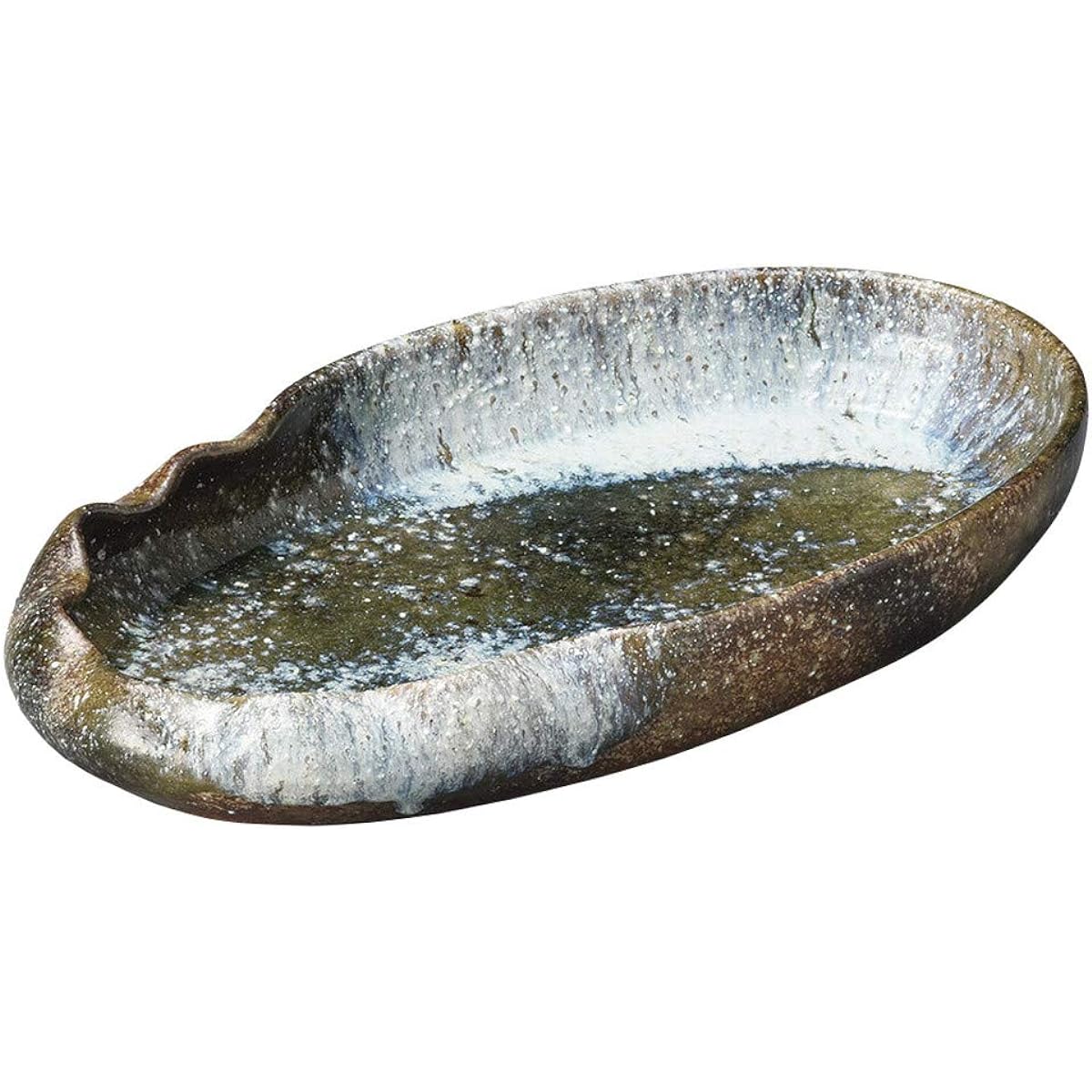 Baked finish Vidro 10.0 small bowl (Shigaraki ware) [Large bowl]
