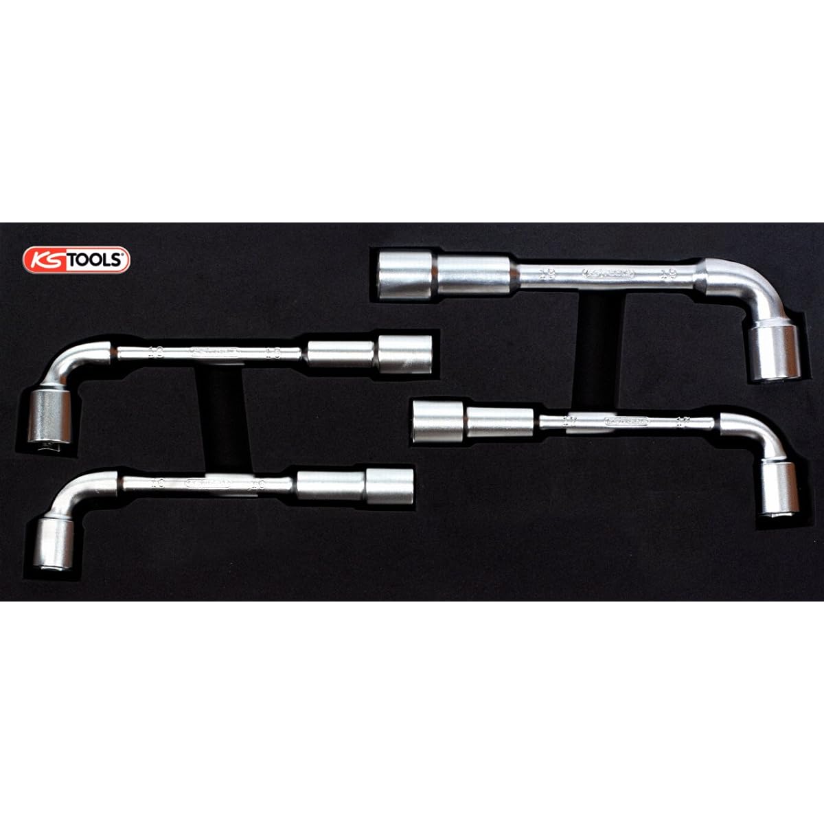 KS TOOLS ULTIMATEplus pipe head wrench set 4 pcs 1/3 System insert 818.1330