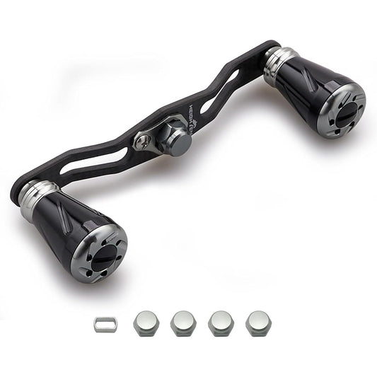 HEIGHTEN 95mm Reel Handle 1.5K Carbon Cloth Carbon SHIMANO DAIWA Abu Pillar Series for General Bait Reel