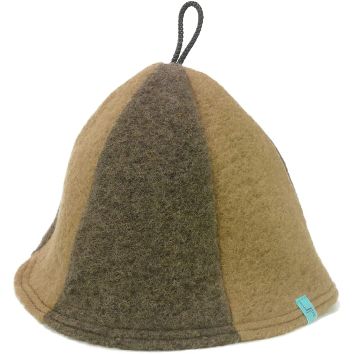 [SAUNA&co.] Sauna Hat, Shetland Wool, Light, Soft, Washable, Made in Japan, Men's, Women's, Camel/Brown
