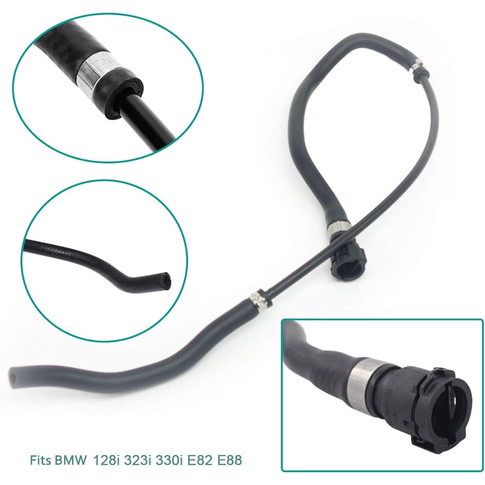 KOXUYIM upper radiator coolant hose BMW 17127618510 BMW 2008-2013 128i 2006-2011 323i 2006 325Xi for 2007-2013 328i