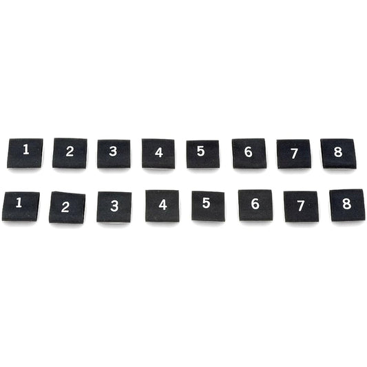 MOROSO 72020 Blue MAX Number Shrink Sleeve -16 Packs
