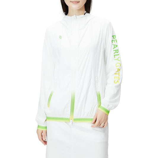 [Pearly Gates] Women's water-repellent zip blouson (PERTEX QUANTUM AIR: waterproof) / Golf outerwear / 055-2220902