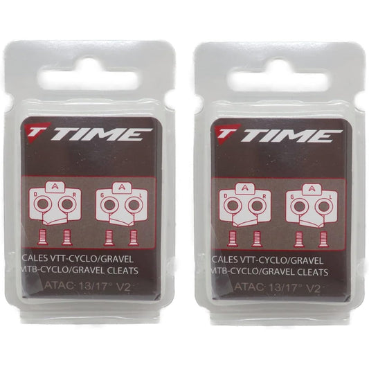 Set of 2 TIME ATAC Cleats MTB CLEATS 13/17° V2 [Parallel Import]
