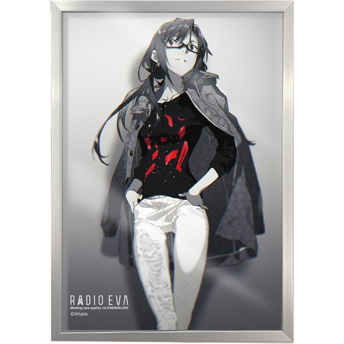 [RADIOEVA Official] Evangelion New Theatrical Edition Framed Art [MARI] Picture Mai Yoneyama Art Compact Radio Eva EVA EVANGELION Evangelion Casely